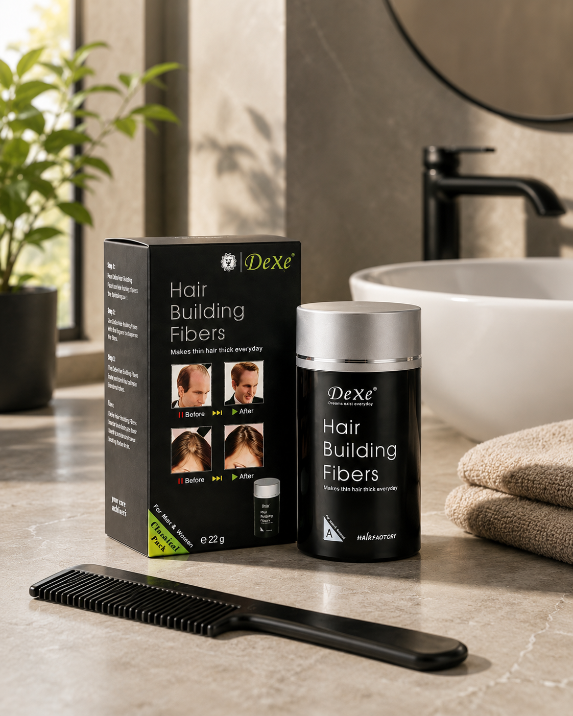 Dexe Hair Building Fibers™ | Fibras capilares